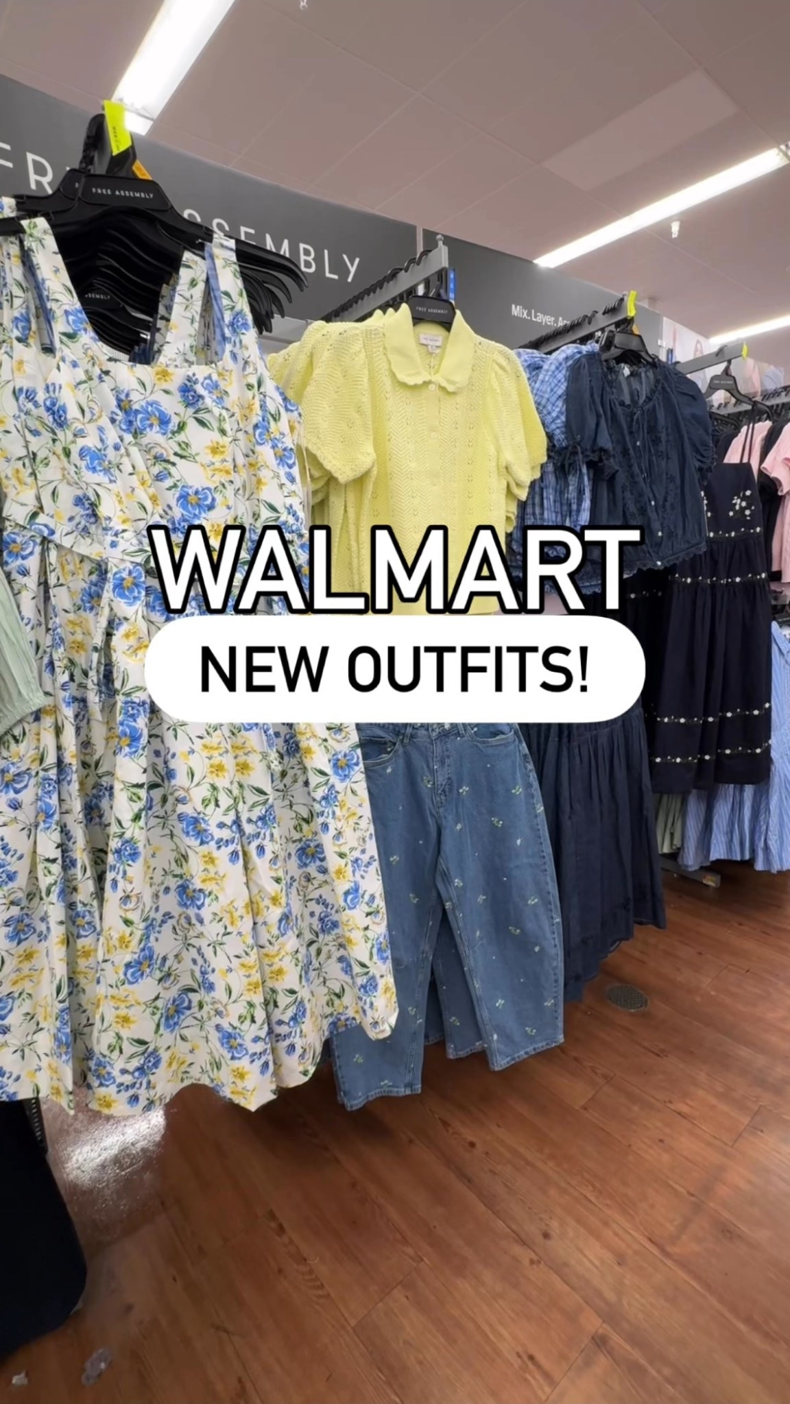 Instagram reel, Walmart outfit, Walmart fashion, Walmart try on, Walmart spring style, time and tru, free assembly 

#LTKmomlife #LTKootd #LTKgrwm