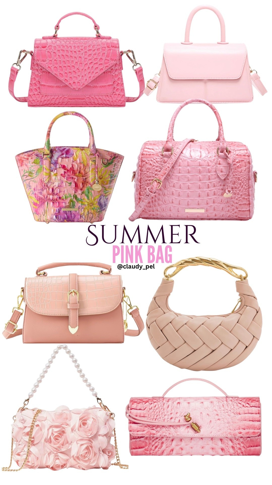 The ultimate pink summer bag collection

#LTKootd #LTKgrwm #LTKSaleAlert