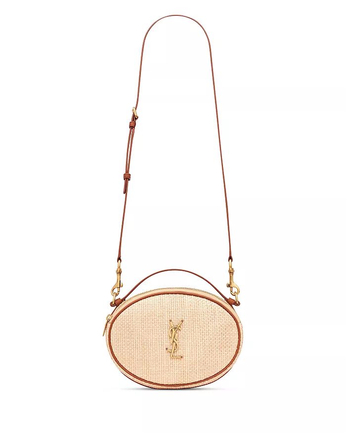 Camera Bag in Raffia and Vegetable-Tanned Leather | Bloomingdale's (US)