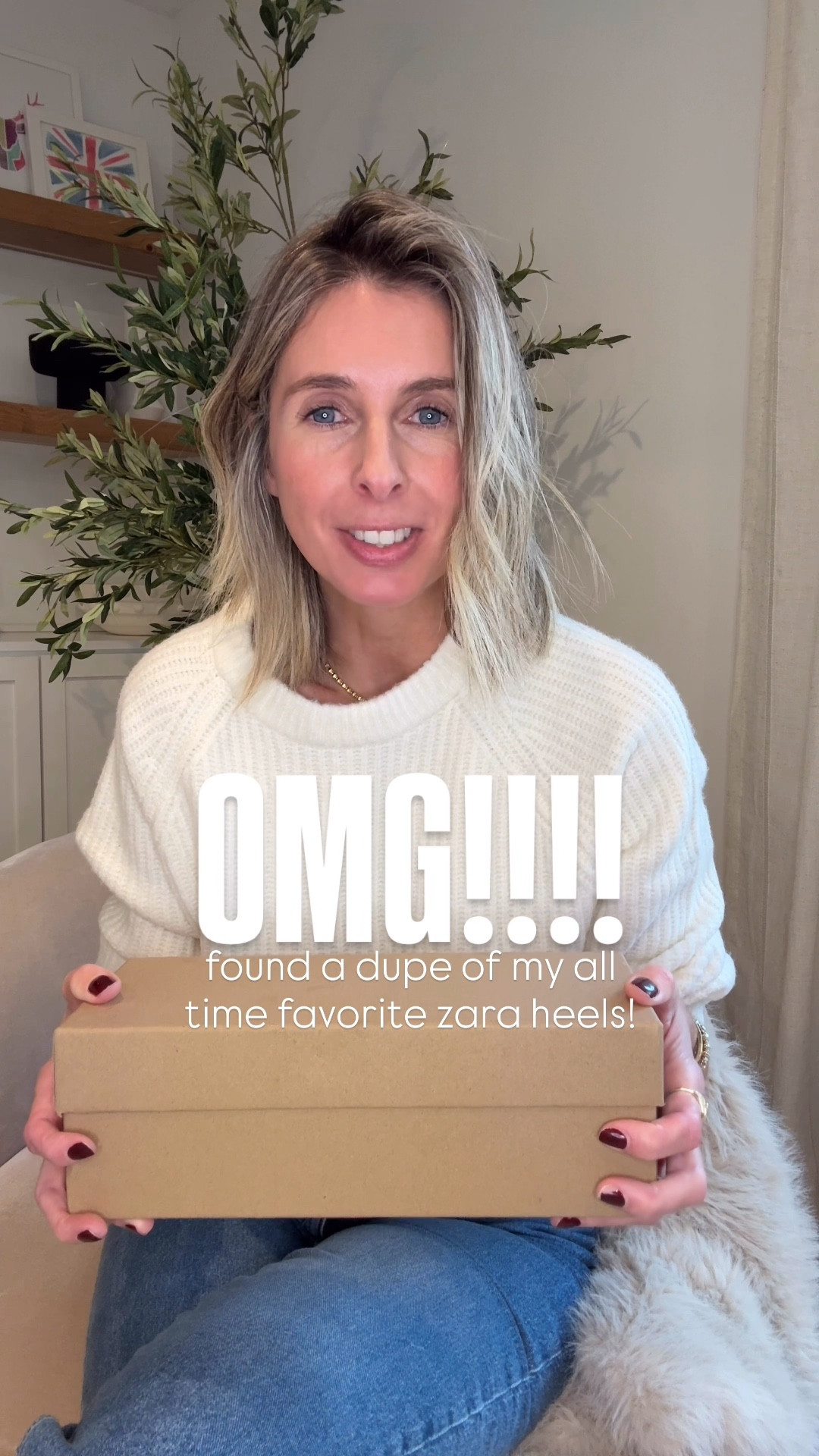 when the greatest zara dupe lands on your doorstep, you put on a little blush, and hit record! 🎥 

size up one. they run small. 


target tried to copy these…and failed (imo!) but not amazon! i’m impressed!

perfect heel for the holidays…obvs! BUT, i also wear these in the summer too with light wash jeans… 😮‍💨 




holiday style. zara heels. amazon find. holiday heels. zara style. effortless style. moms over 40. 

#LTKstorytime #LTKFindsUnder50 #LTKHoliday