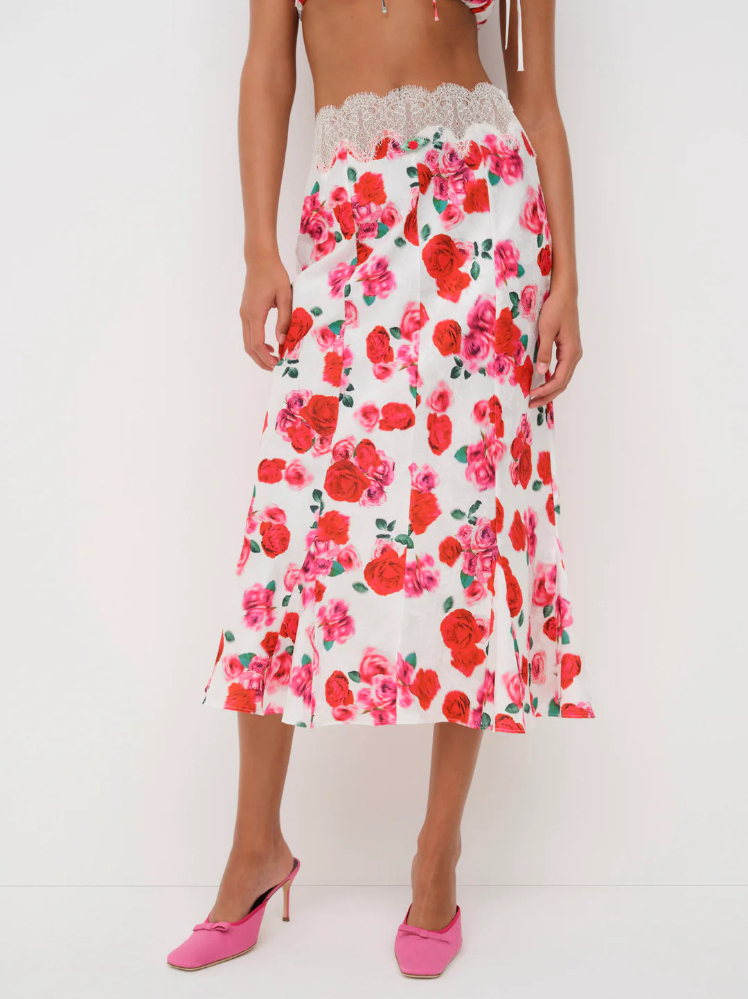 Carol Midi Slip Skirt | For Love & Lemons