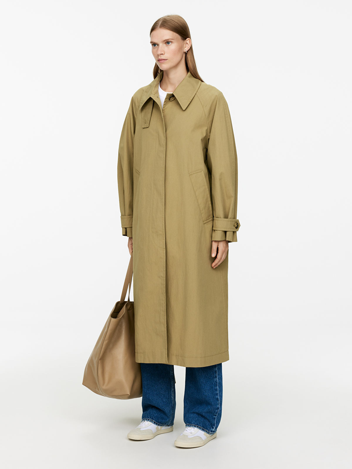 Cotton Blend Trench Coat | ARKET (US&UK)