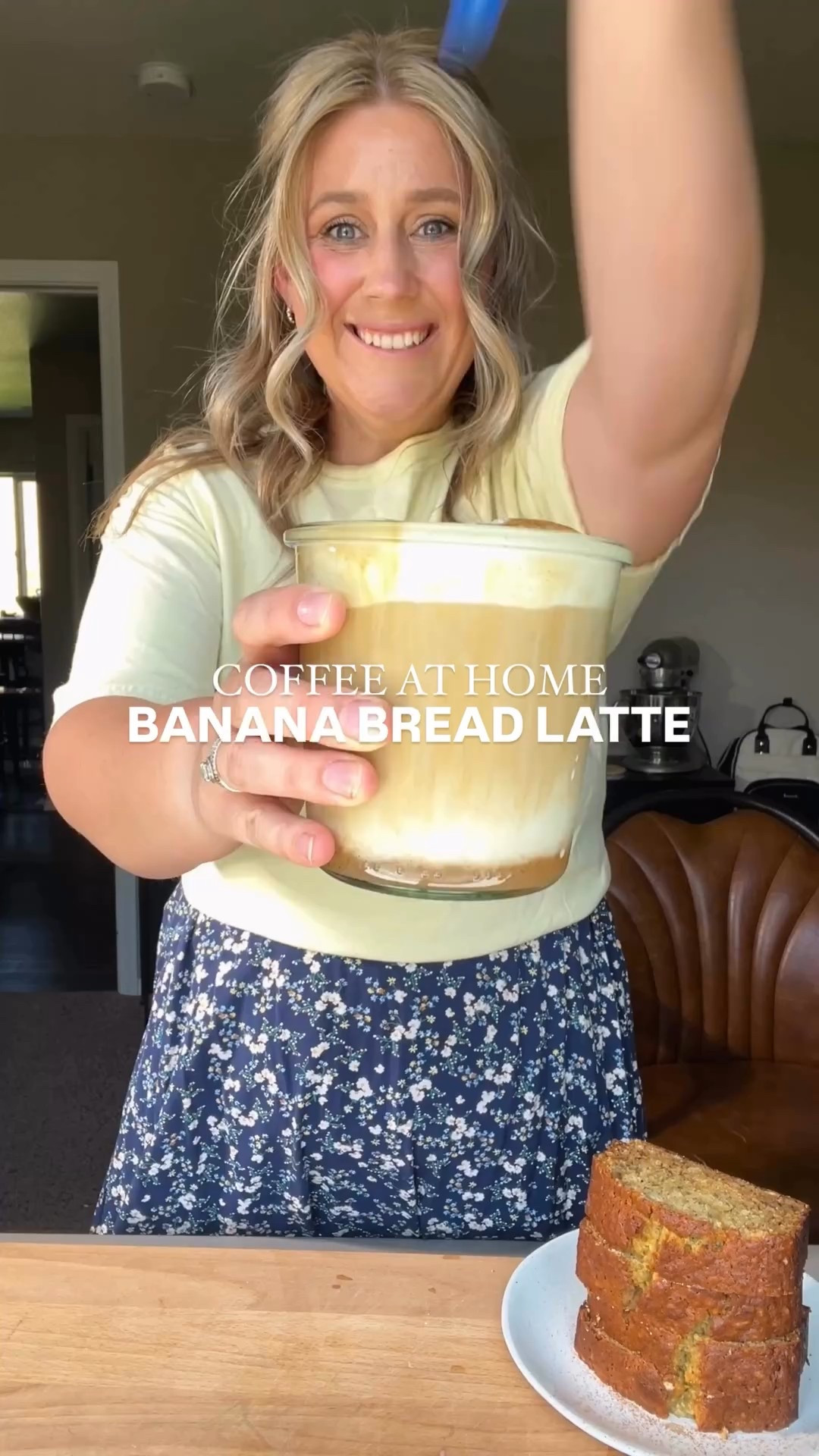 This Banana Bread Latte recipe is made with homemade banana syrup, espresso, and creamy maple cold foam.

Recipe: https://kaylazenner.com/banana-bread-latte/

Let me know what coffee I should make next 

#coffeeathome #bananabreadlatte #thefarmstyle #dailycoffee

#LTKHome #LTKFindsUnder50 #LTKFindsUnder100