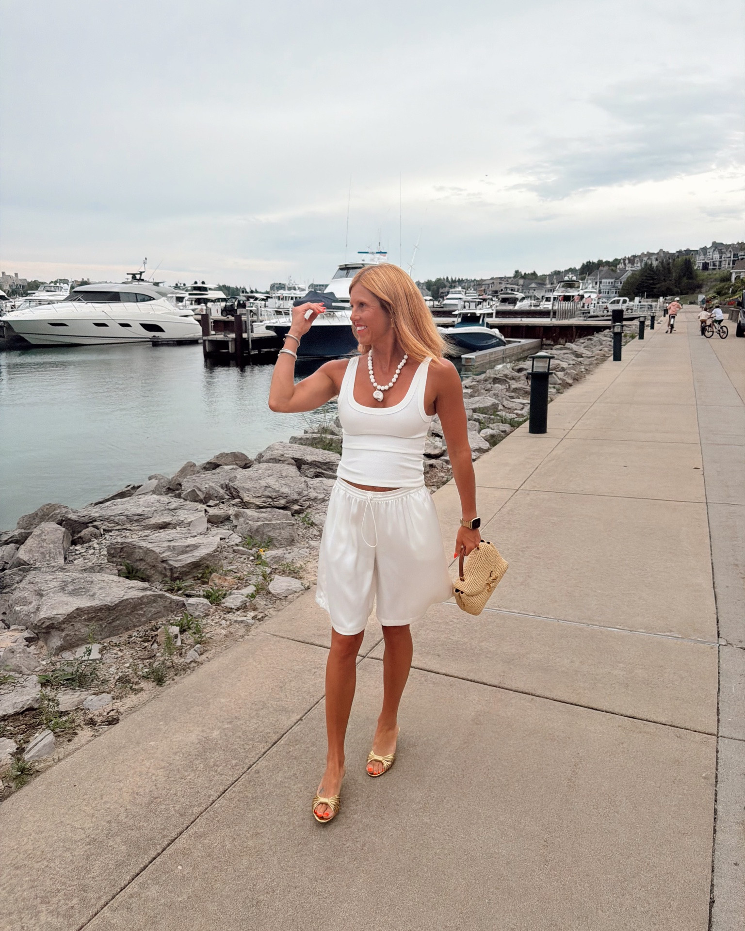 Last night a look! A long white short is perfect for literally any outfit! This is an elevated basic 100%

Loeffer Randall
Tuckernuck tank
Dish

Shopbol haul 

#LTKootd #LTKstyletip

#LTKgrwm #LTKU #LTKTravel