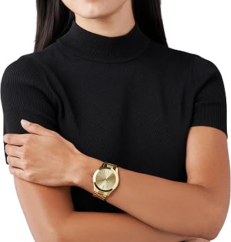 Michael Kors Slim Runway Women's Watch, Stainless Steel Bracelet Watch for Women | Amazon (US)
