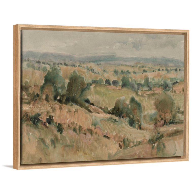 My Texas House - Lavender Sky Framed Canvas Wall Art- 16x12 | Walmart (US)