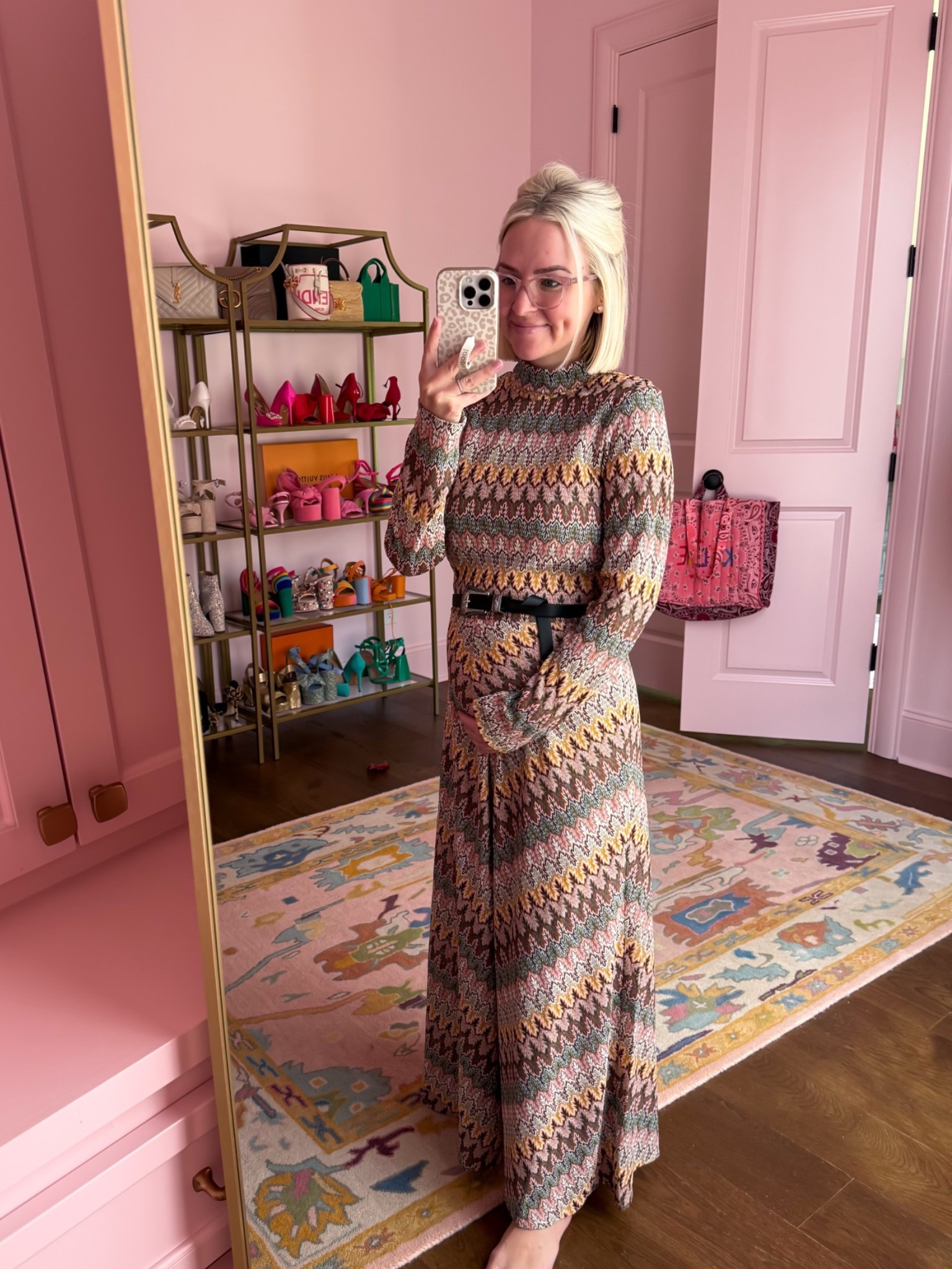 Crochet long sleeve maxi dress / fall family photos / fall family pictures dress 
Size SM (normally XS but did small for the bump, TTS)

#LTKBump #LTKPetite