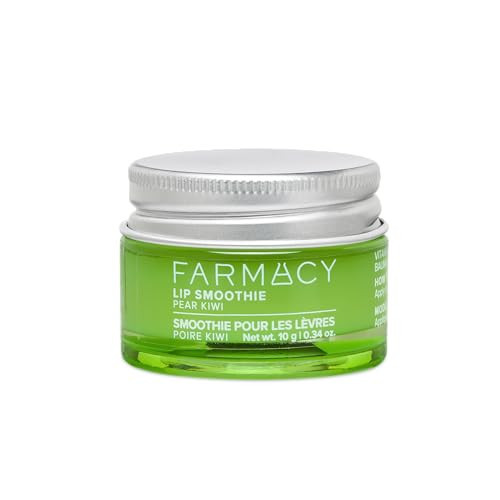 Farmacy Peptide Lip Smoothie - Hydrating Lip Balm with Vitamin C to Visibly Plump & Smooth Lines - Nourishing Treatment with a High-Gloss Finish - Pear Kiwi (10g) | Amazon (US)
