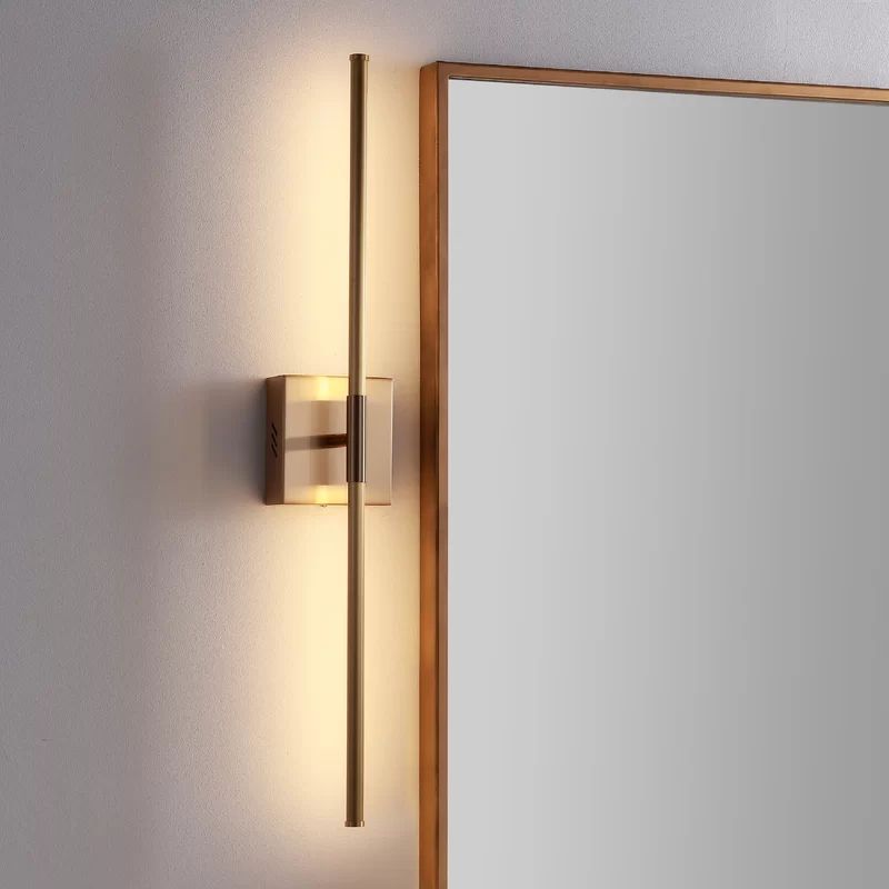 Gallatin 1 - Light LED Dimmable Armed Sconce | Wayfair North America
