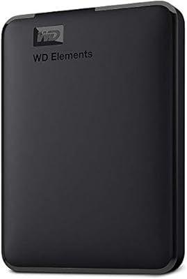 WD 1TB Elements Portable External Hard Drive - USB 3.0 - WDBUZG0010BBK-WESN,Black | Amazon (US)