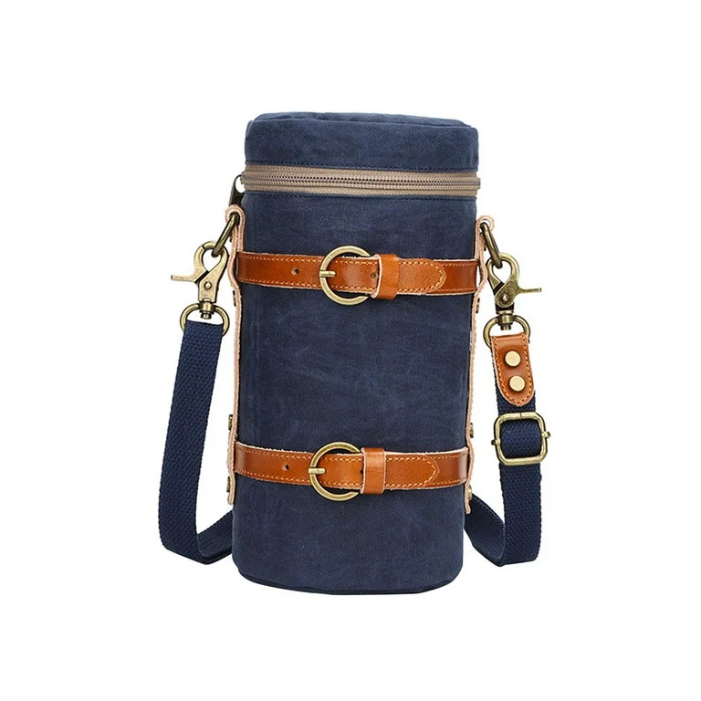 Almencla Bag Lens Storage Bag Cylinder Portable with Zipper Dustproof Handbag Convenient Camera B... | Walmart (US)