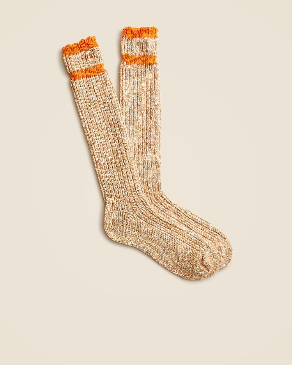 Limited-edition Holiday X J.Crew knee-high ribbed socks in wool blend | J. Crew US
