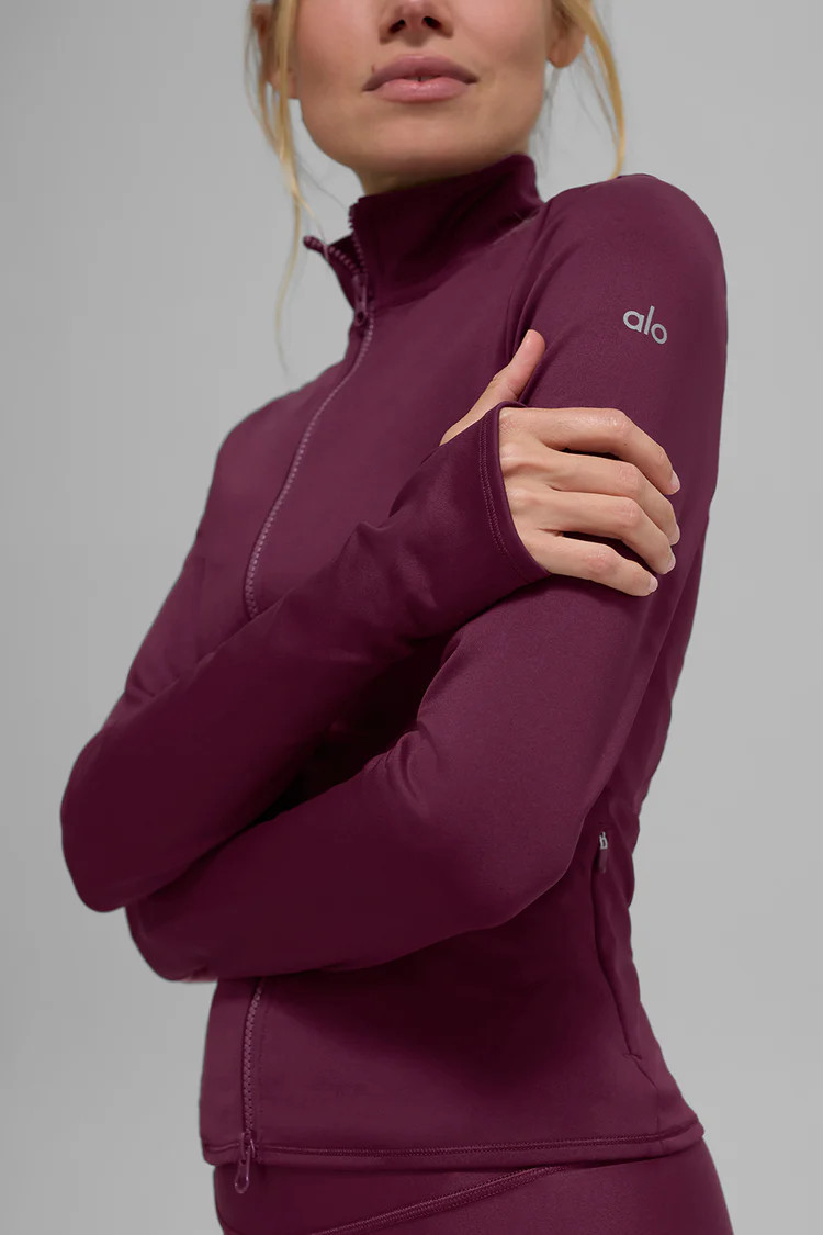 Airlift Winter Warm Radiant Full-Zip Jacket | Alo Yoga (US)