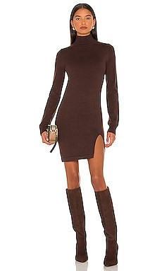 Lovers and Friends Tamarin Sweater Dress in Brown from Revolve.com | Revolve Clothing (Global)