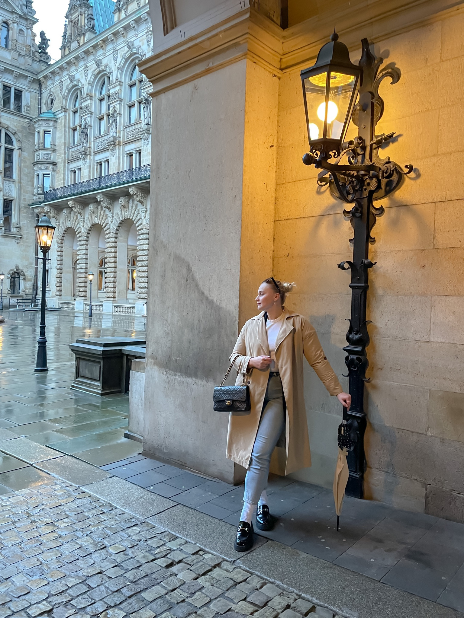 European and Parisian style with umbrella trench coat Chanel bag and loafers 

#LTKworkwear #LTKeurope #LTKstyletip