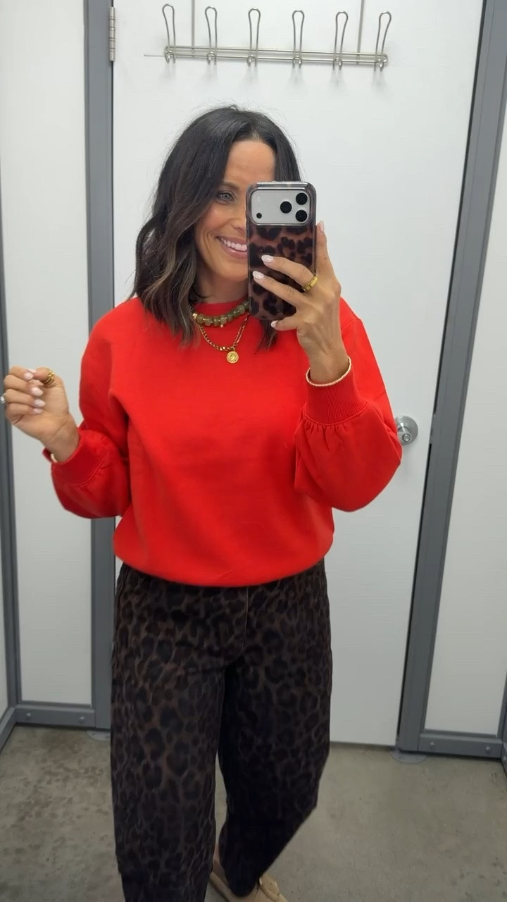 Red & leopard is so fun!! 😍 these leopard pants are such a fun way to make a basic outfit soo dang cute!! 

@Walmart  

#walmartfinds #walmartfashion #walmartstyle #affordablefashion #leopardprint #falloutfits #ltkfinds