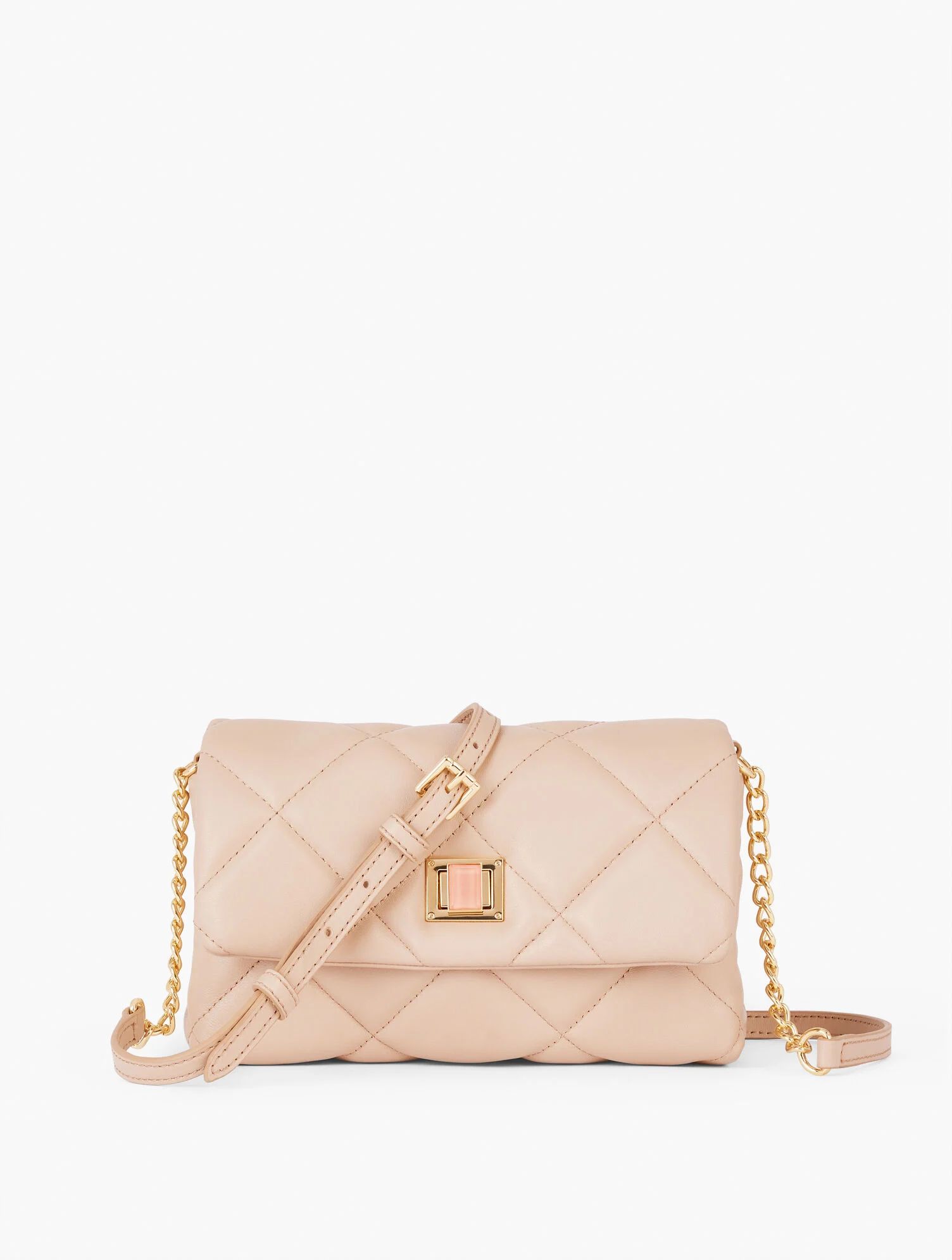 Quilted Leather Crossbody Bag | Talbots