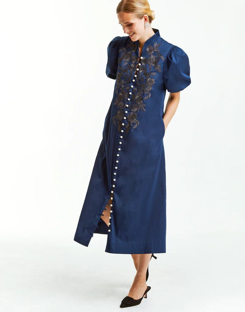 Elliana Barong Midi Dress | Mestiza New York