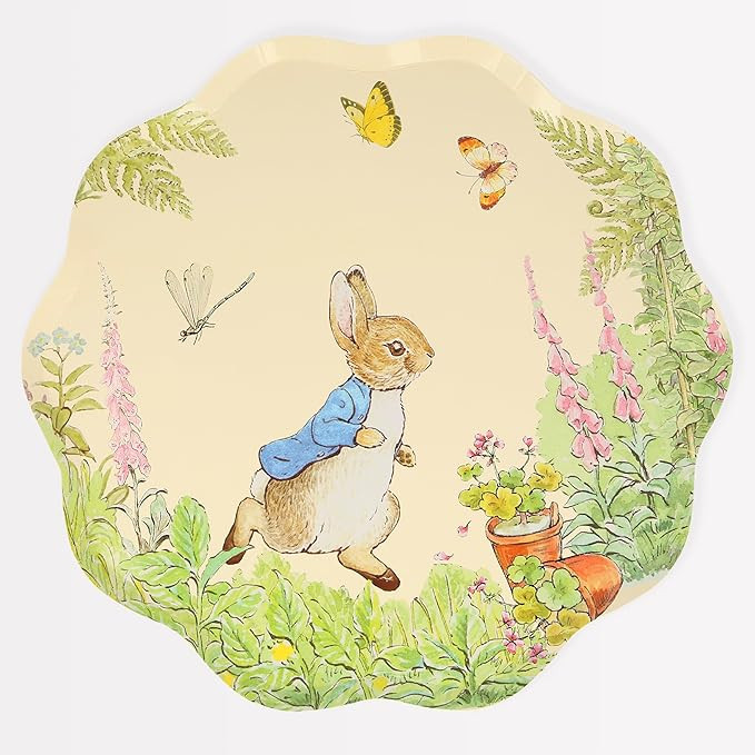 Meri Meri Peter Rabbit™ Dinner Plates (Pack of 8), Disposable Easter Paper Plates | Amazon (US)