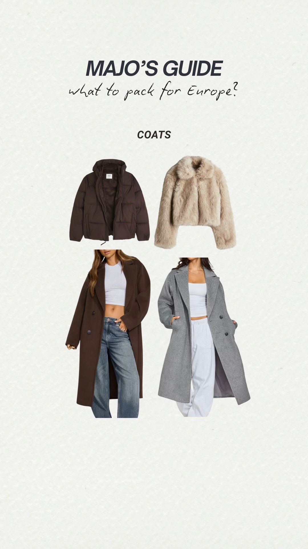 MAJO’S GUIDE ❄️ Coats