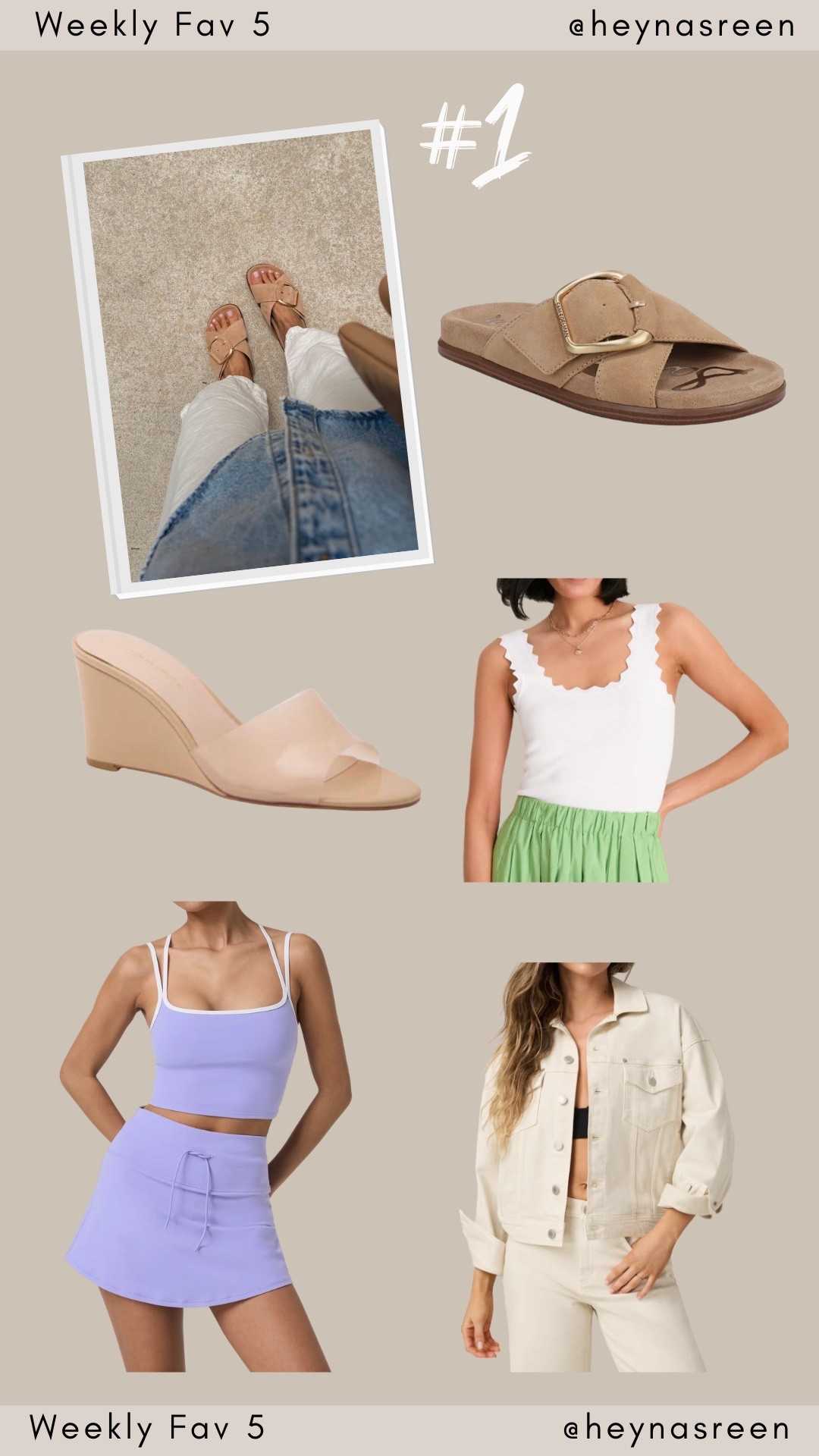 Your fav 5 items from last week! 