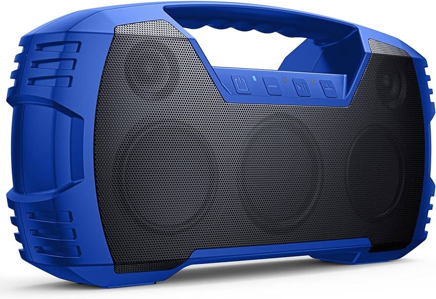 IPX7 Waterproof Bluetooth Speaker, 40W Portable Wireless Speaker, 32H Playtime, Stereo Loud Sound... | Amazon (US)