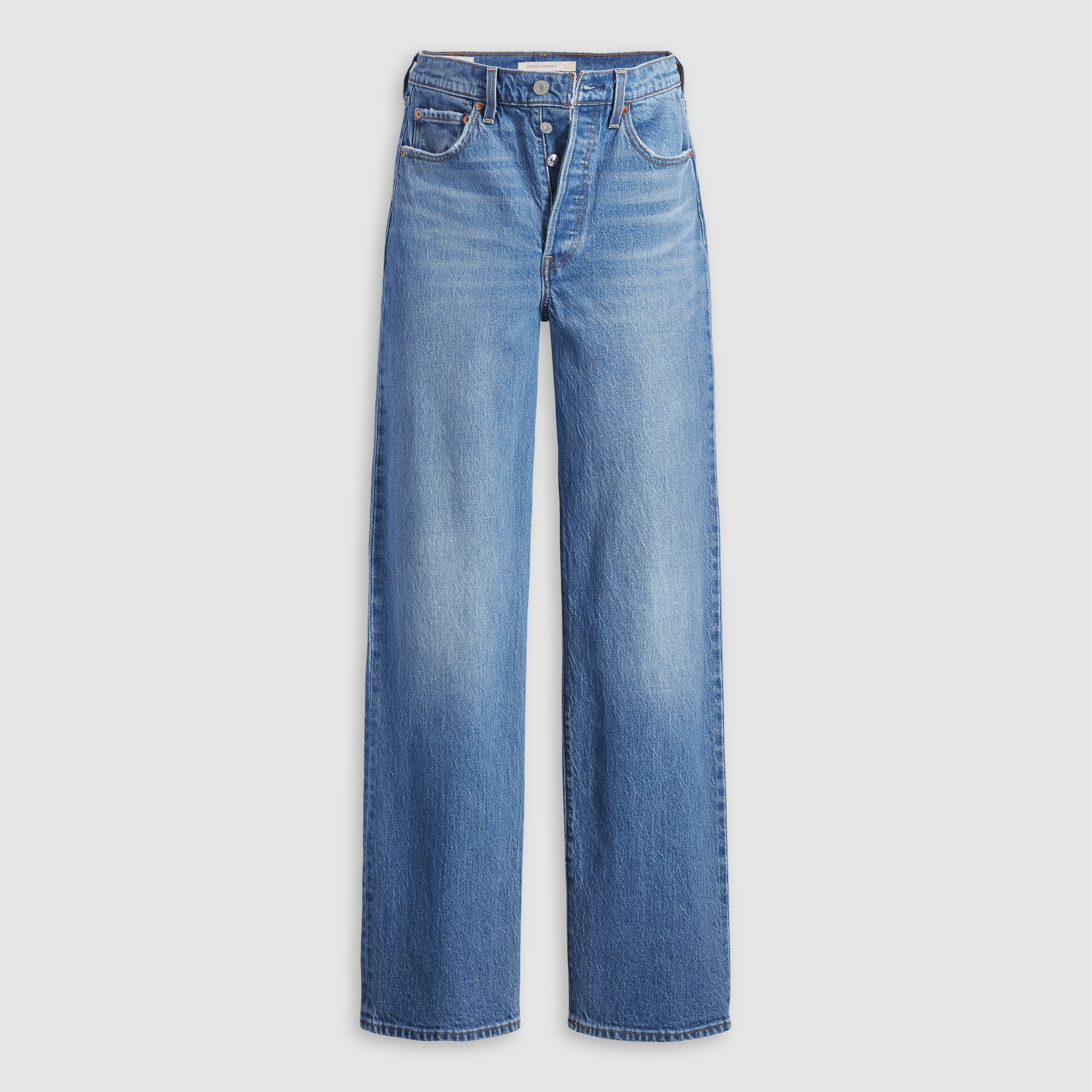 Levi's Ribcage Full Length Jeans - Women's - 29X30 - Medium Wash / Dance Around | Levi's UK