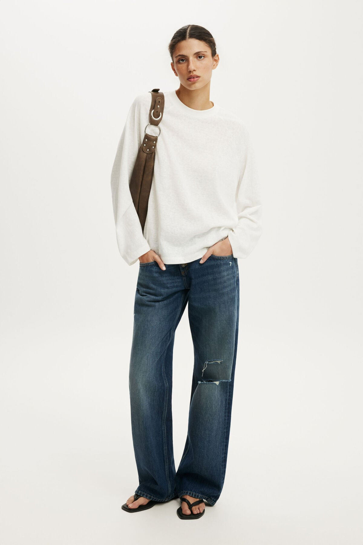 Boxy Raglan Long Sleeve Tee | Cotton On (ANZ)