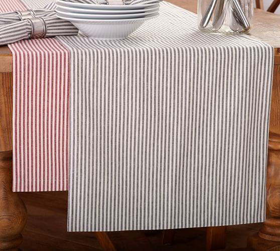 Wheaton Striped Table Runner | Pottery Barn (US)
