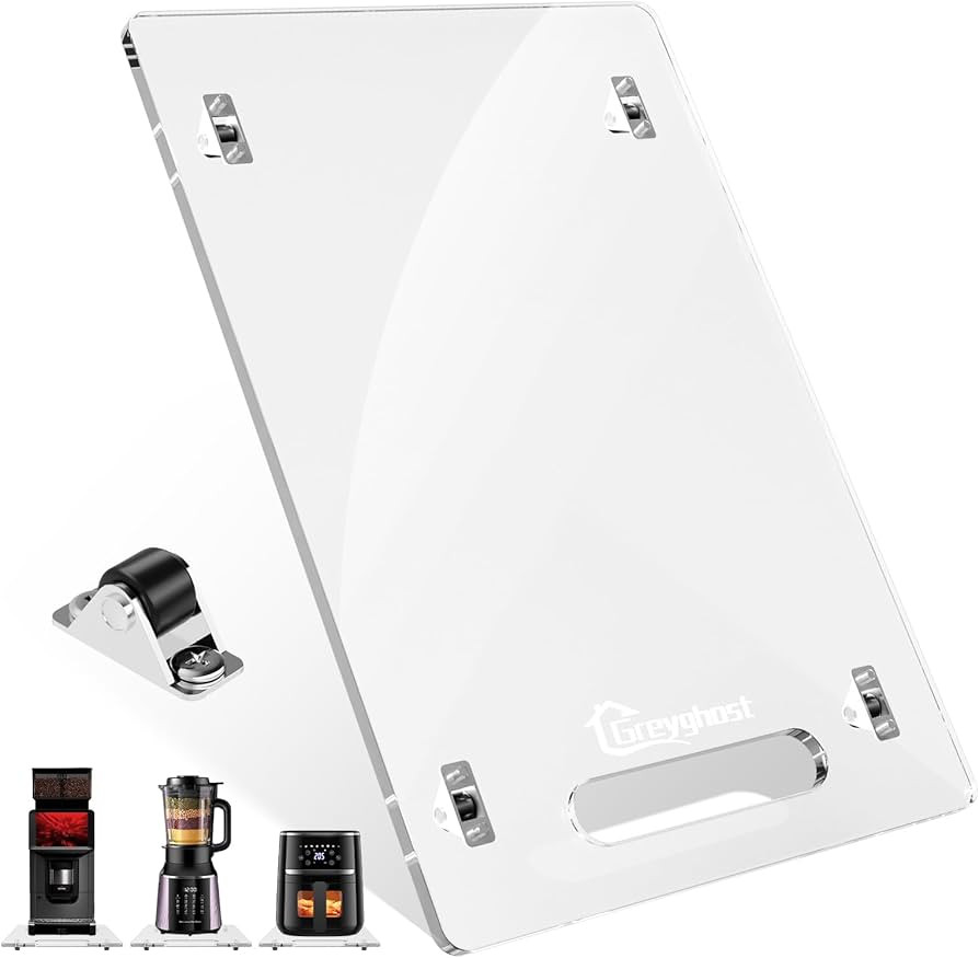 Kitchen Appliance Slider Tray with Silent Wheels, Heavy-Duty Countertop Organizer for Coffee Make... | Amazon (US)