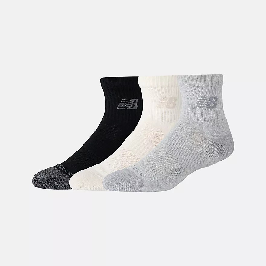 Active QTR Socks 3 Pack | New Balance Athletics, Inc.