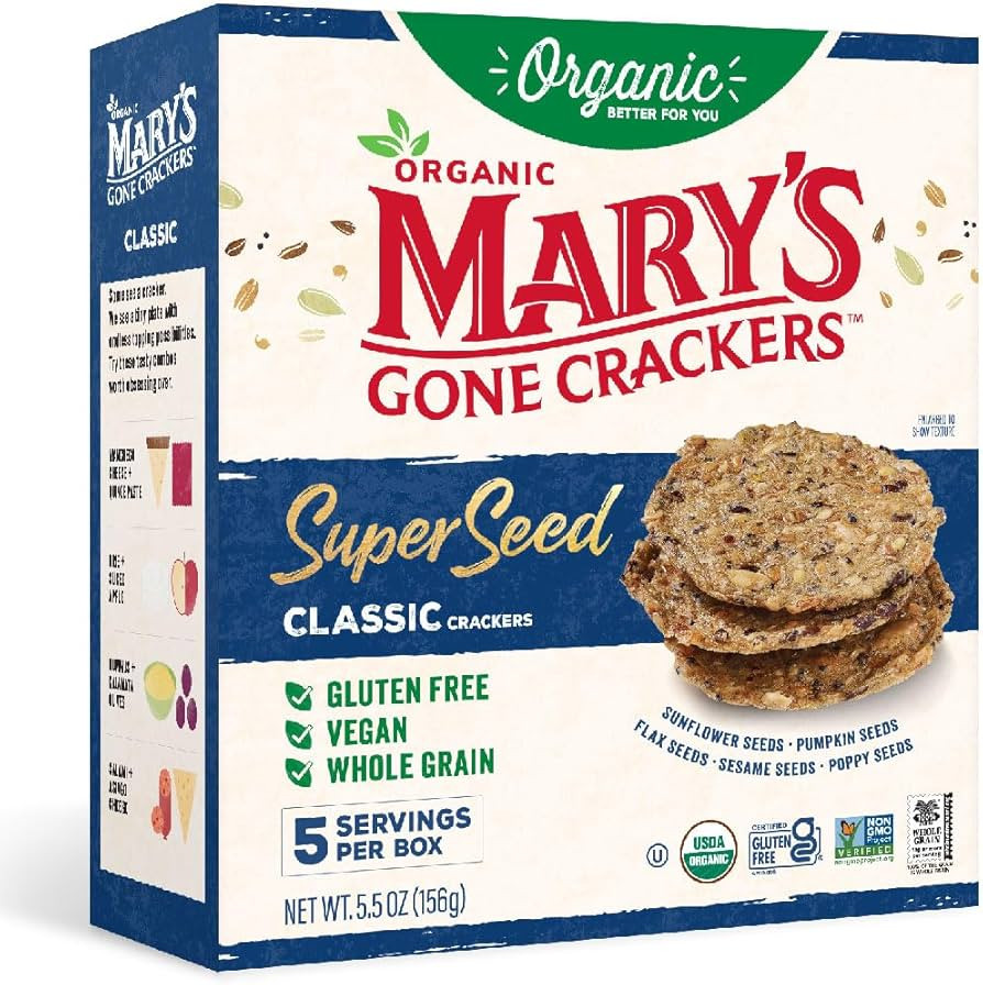 Mary's Gone Crackers, Organic Super Seed, 5.5 Ounce | Amazon (US)