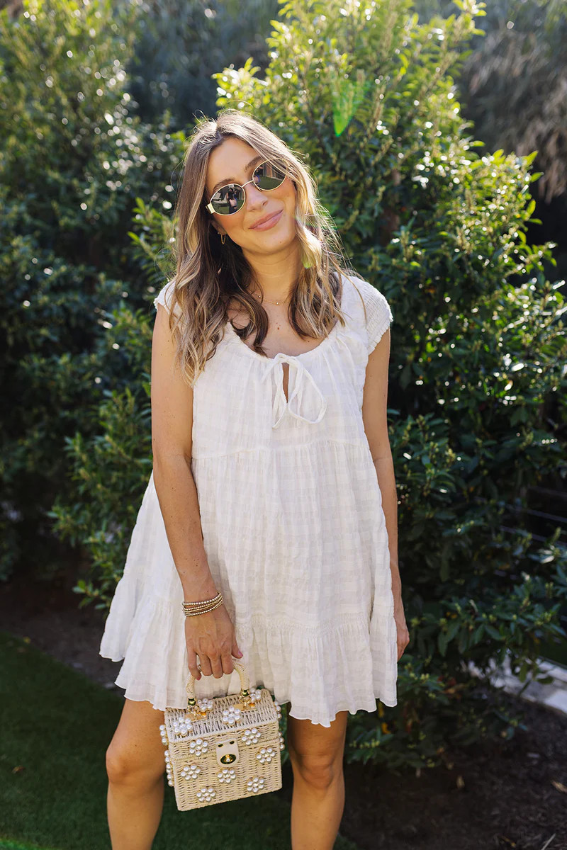 Poised And Polished Dress - White | The Impeccable Pig