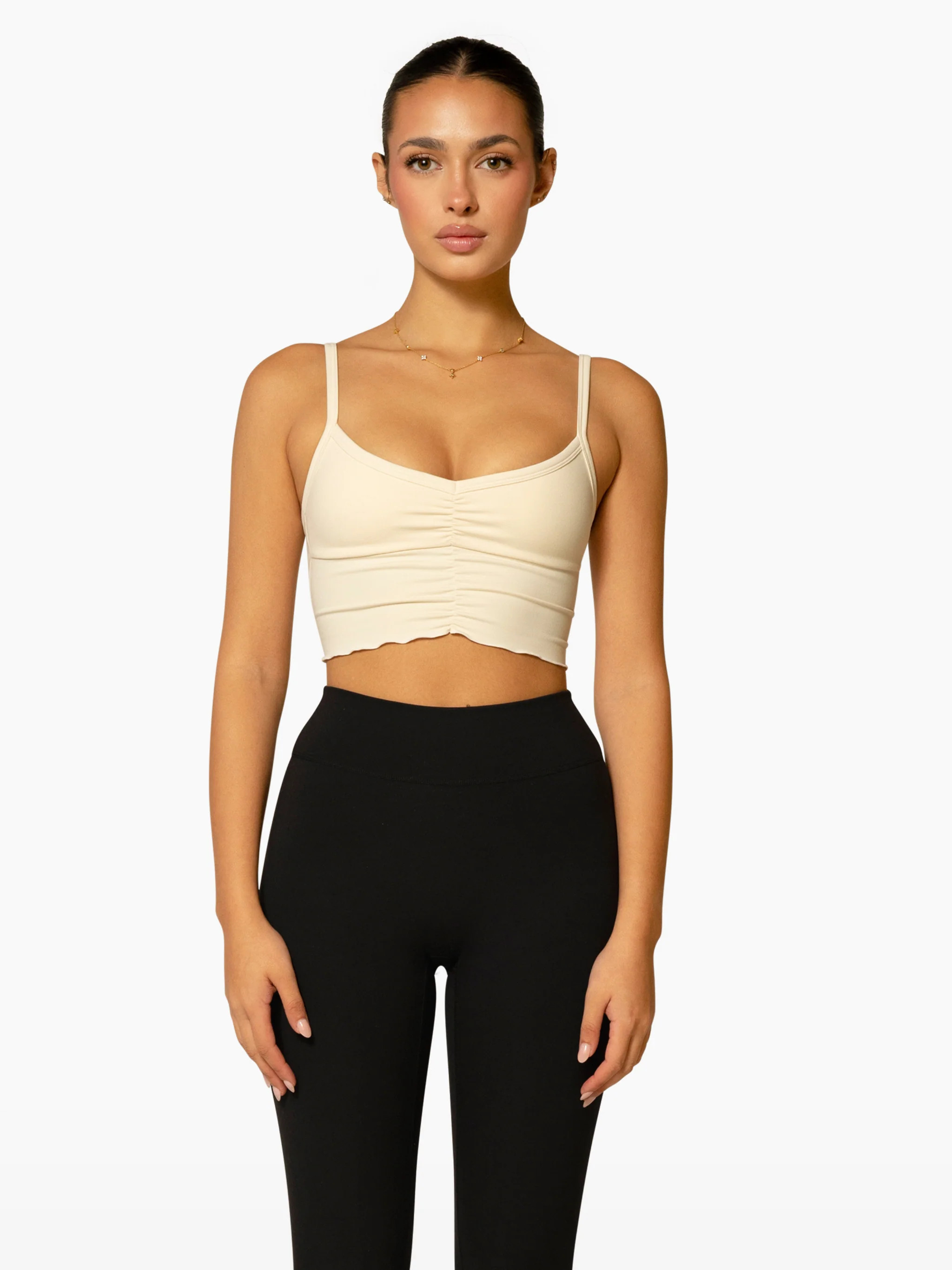 The Scrunch Bra / Cream | 437