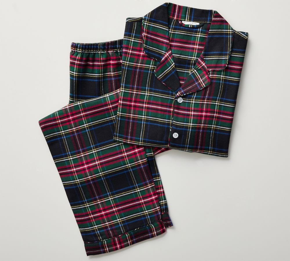 Stewart Flannel Adult Pajamas | Pottery Barn (US)
