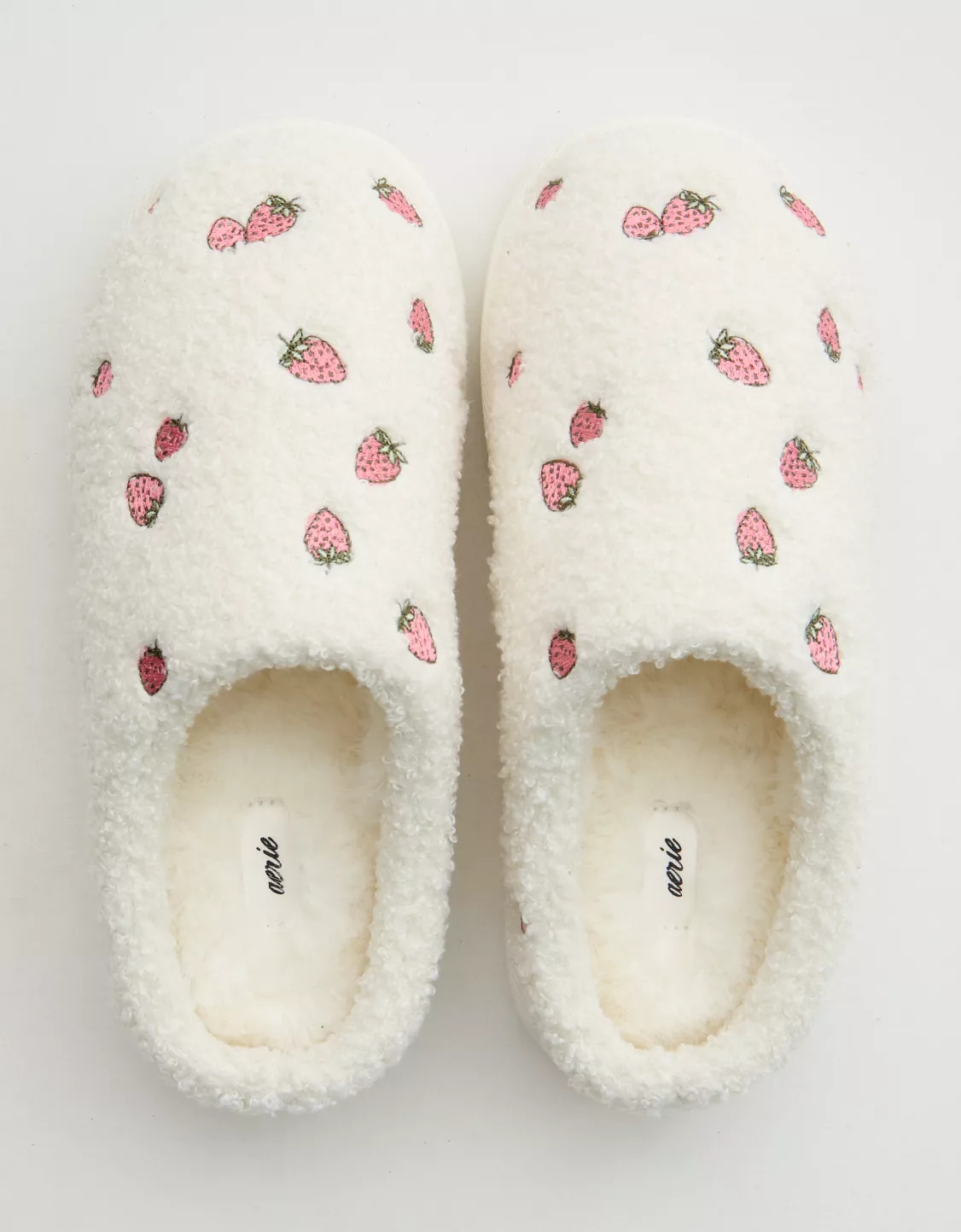 Aerie Sherpa Scuff Slippers | Aerie