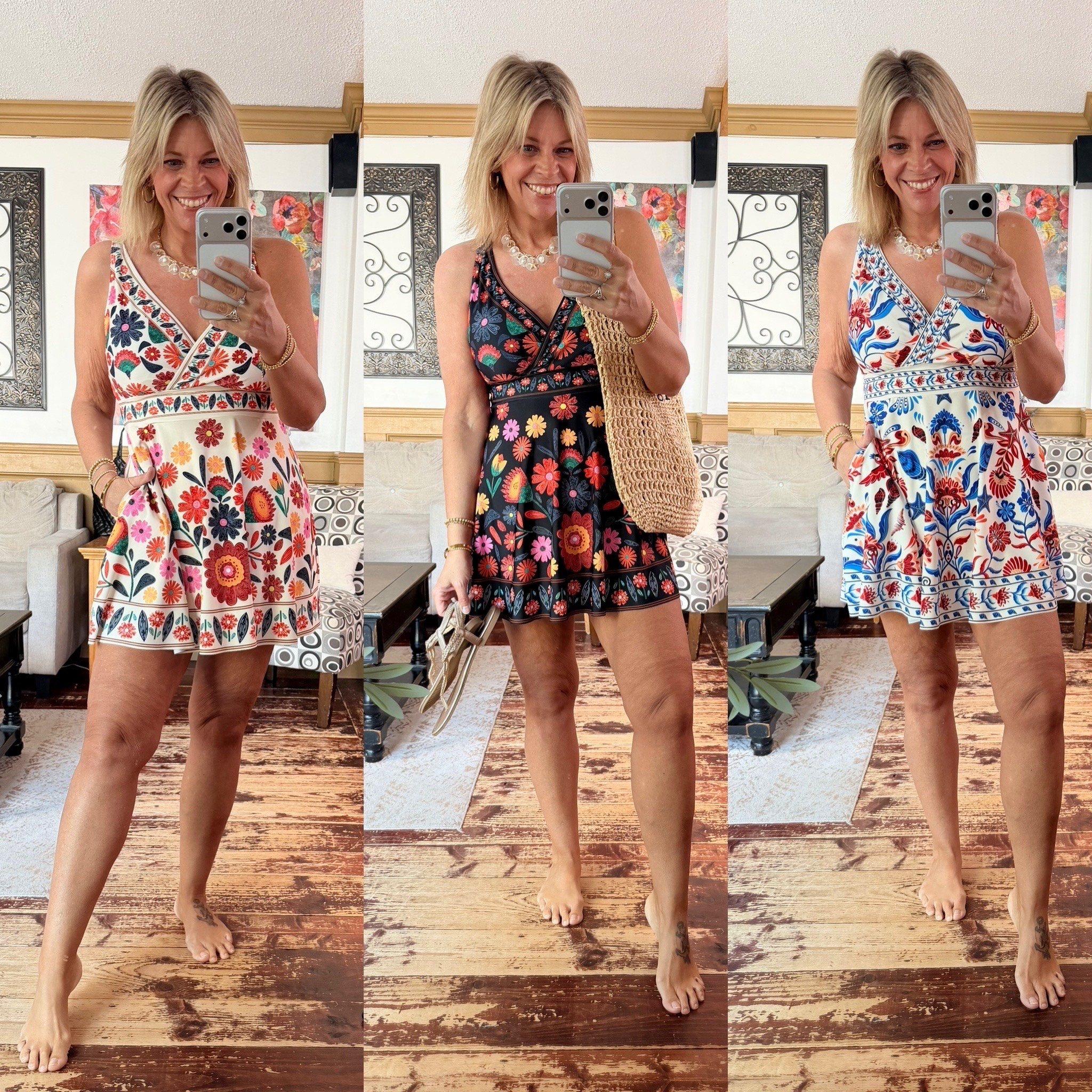 Swim dress with pockets and separate bottoms- size 12

#LTKOver40 #LTKMidsize #LTKSwim