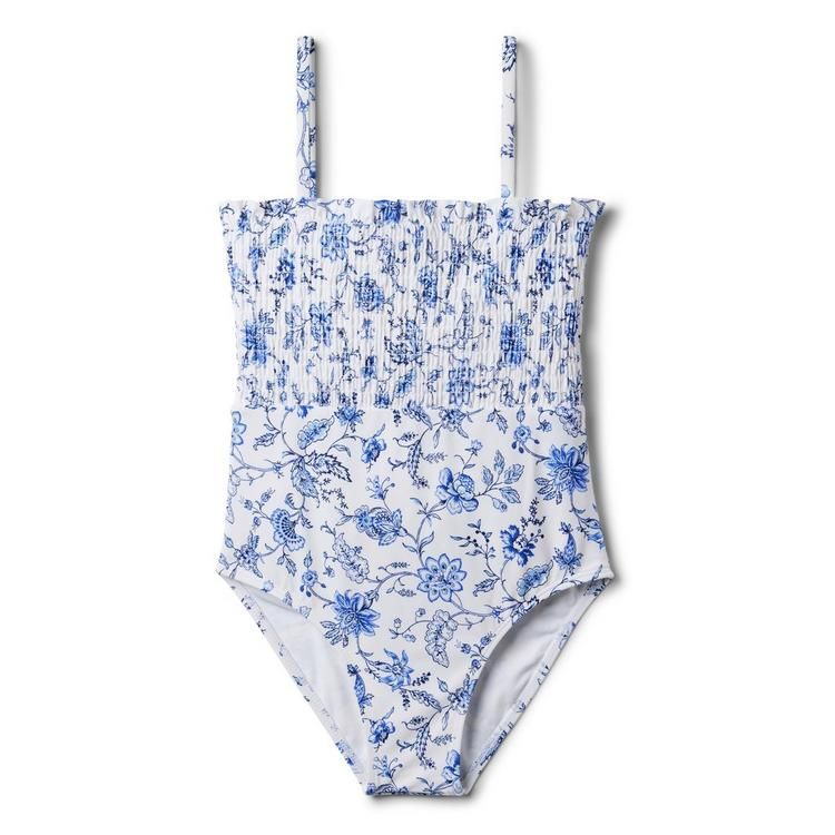 Floral Smocked Swimsuit | Janie and Jack