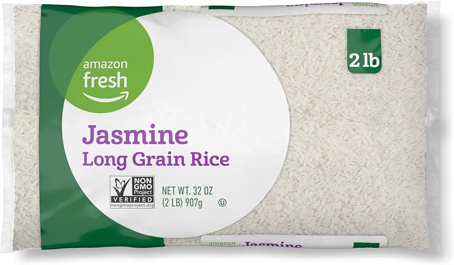 Amazon Fresh, Jasmine Long Grain Rice, 2 Lb (Previously Happy Belly, Packaging May Vary) | Amazon (US)