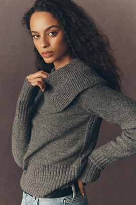 Pilcro Cowl-Neck Sailor Sweater | Anthropologie (US)