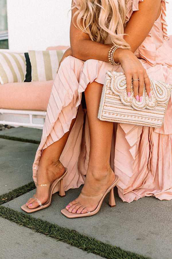 The Perch Heel In Clear | Impressions Online Boutique