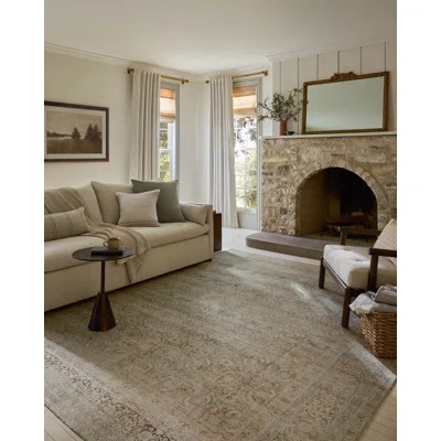 Magnolia Home by Joanna Gaines x Loloi Wimberly Sky / Copper Area Rug | Wayfair North America