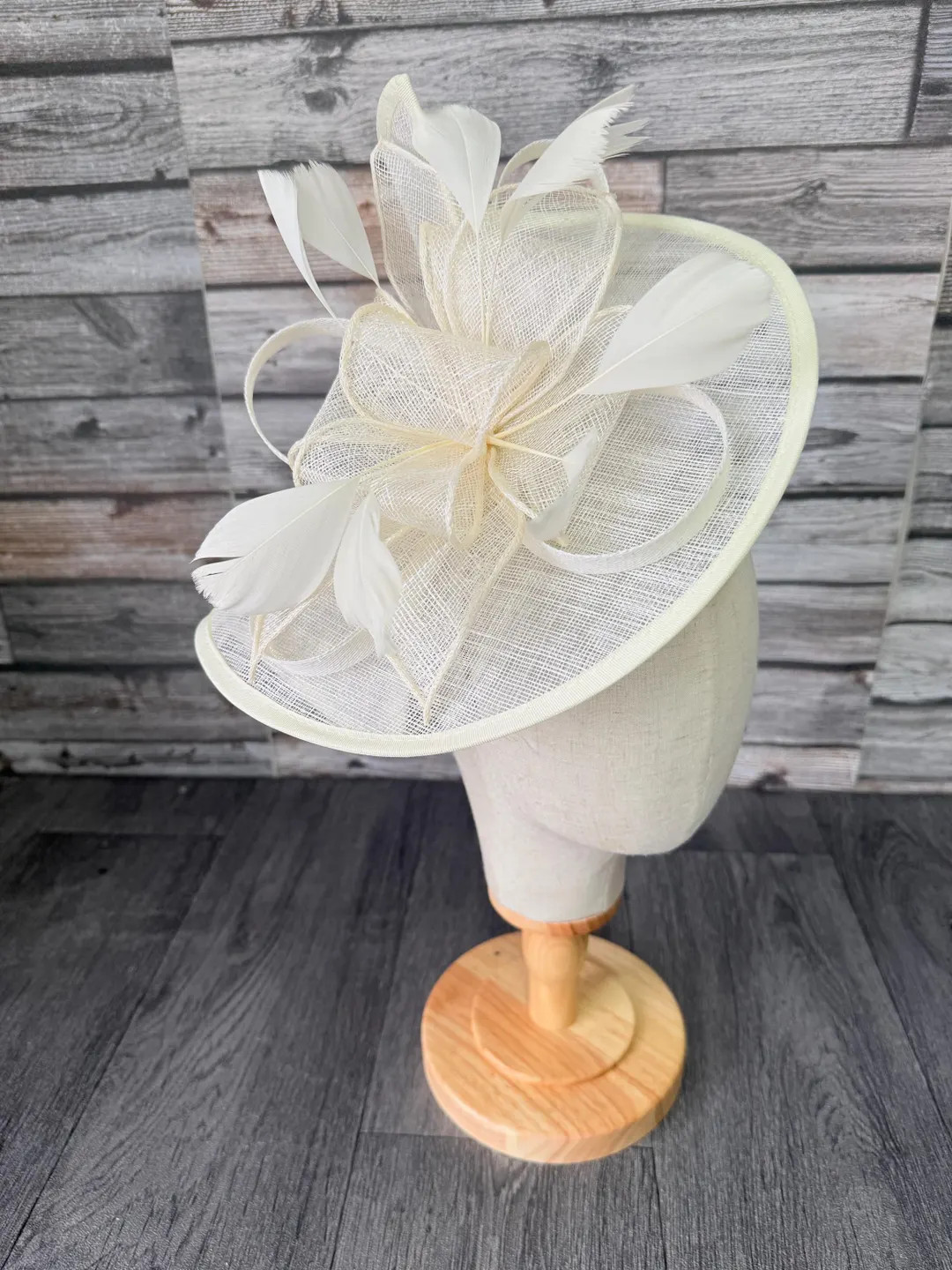 Ivory Cream Fascinator Hat: Wedding, Races, Royal Ascot, Large, Kentucky, Derby | Etsy (US)