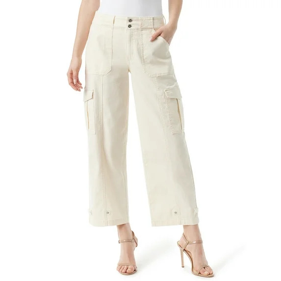 Jessica Simpson Women's and Women's Plus Cargo Low Rise Pants, Sizes 2-26W | Walmart (US)