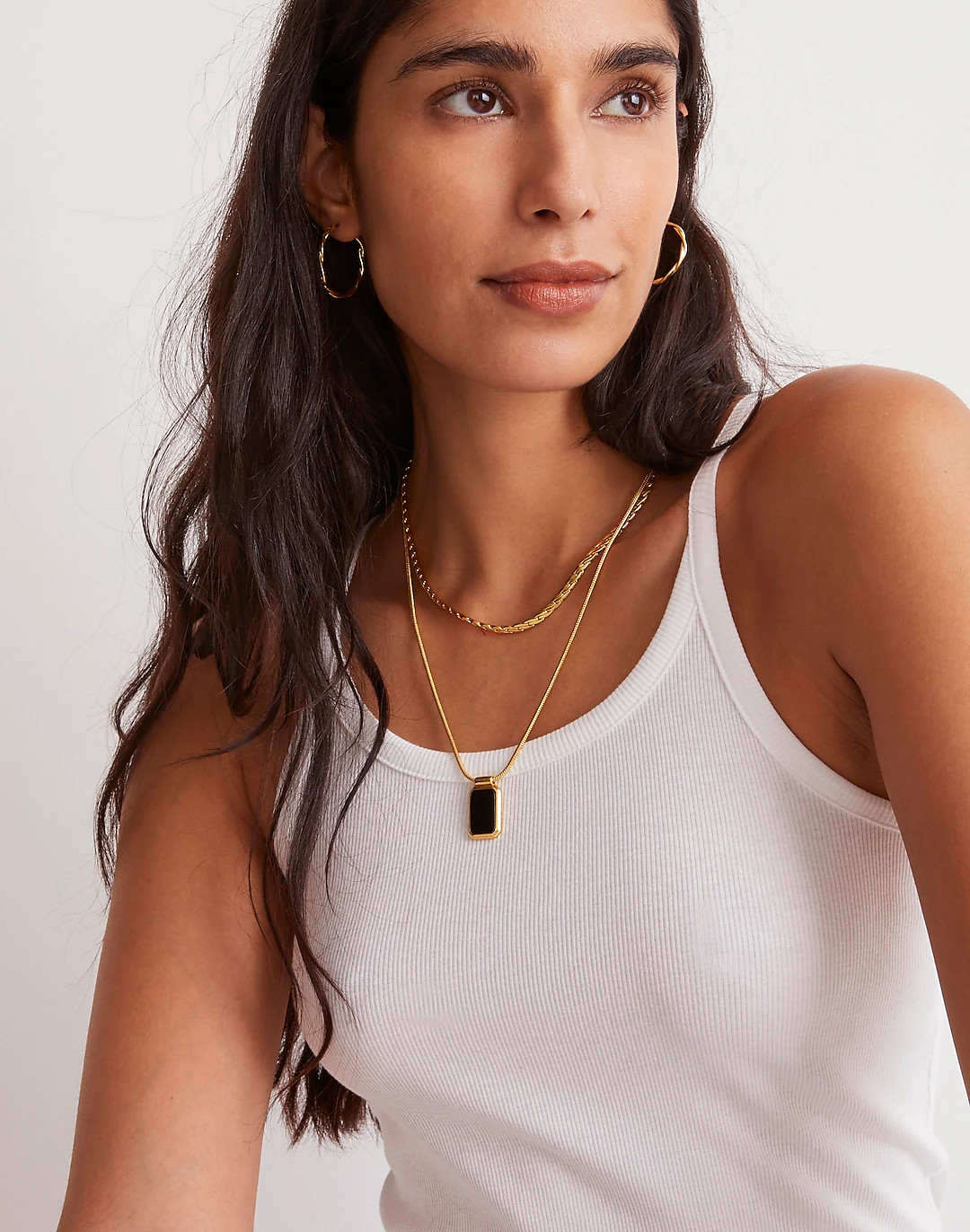 2-Piece Watch Chain Necklace Set | Madewell