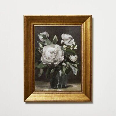 11 X 14 Vintage Floral Framed Wall Canvas - Threshold Studio McGee | eBay US