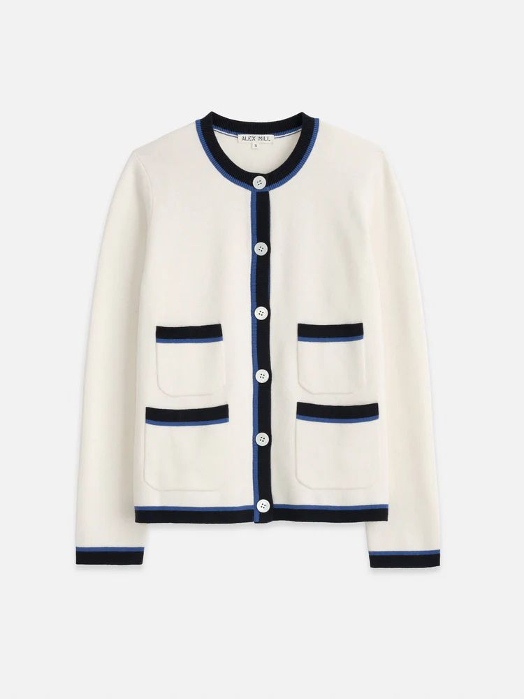 Camille Tipped Cardigan | Alex Mill