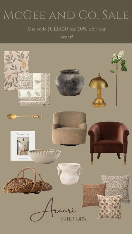 Some really great goodies from McGee and Co. best of all they’re 20-% off with my code JULIA20 

#LTKhome #LTKFind