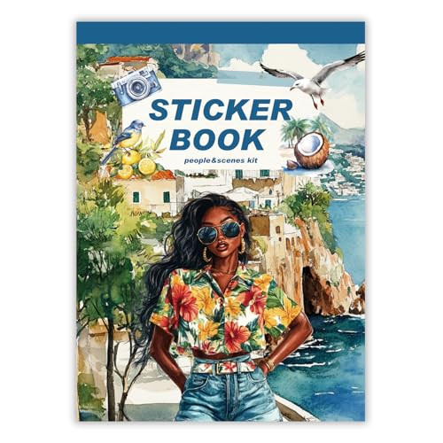 326Pcs Black Girl Themed Planner Stickers Book, People Stickers for Junk Journal Kit, 40 Sheet Sc... | Amazon (US)