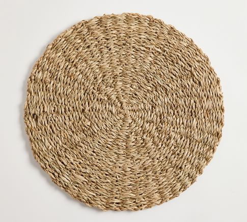 Mojave Handwoven Seagrass Charger Plate | Pottery Barn (US)